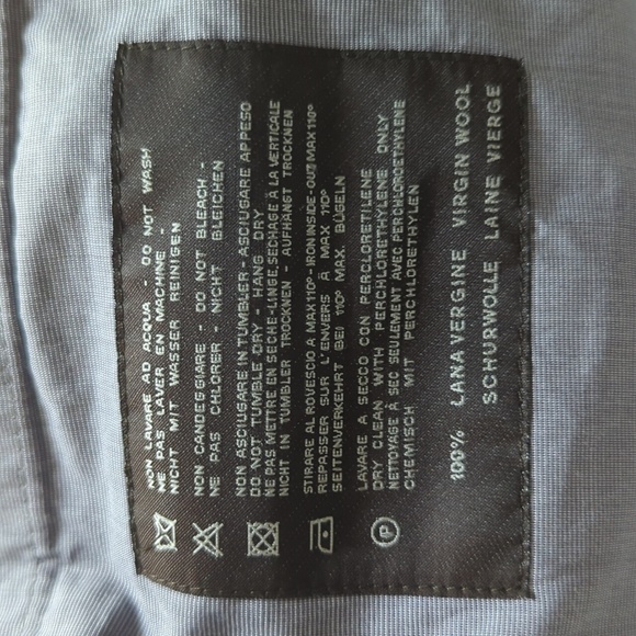 PT01 Gray Wool Dress Pants - Picture 4 of 4